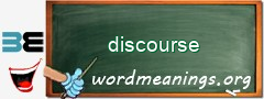 WordMeaning blackboard for discourse